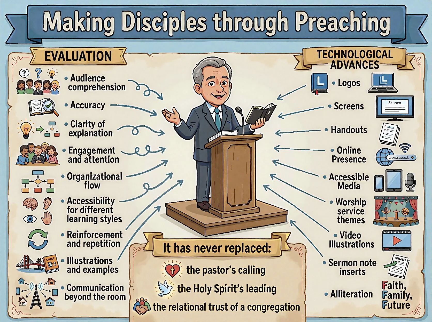 AI in Sermon Preparation Discussion Worksheets