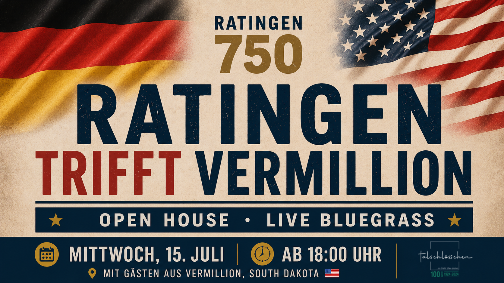 Ratingen trifft Vermillion - 750 Jahre Ratingen