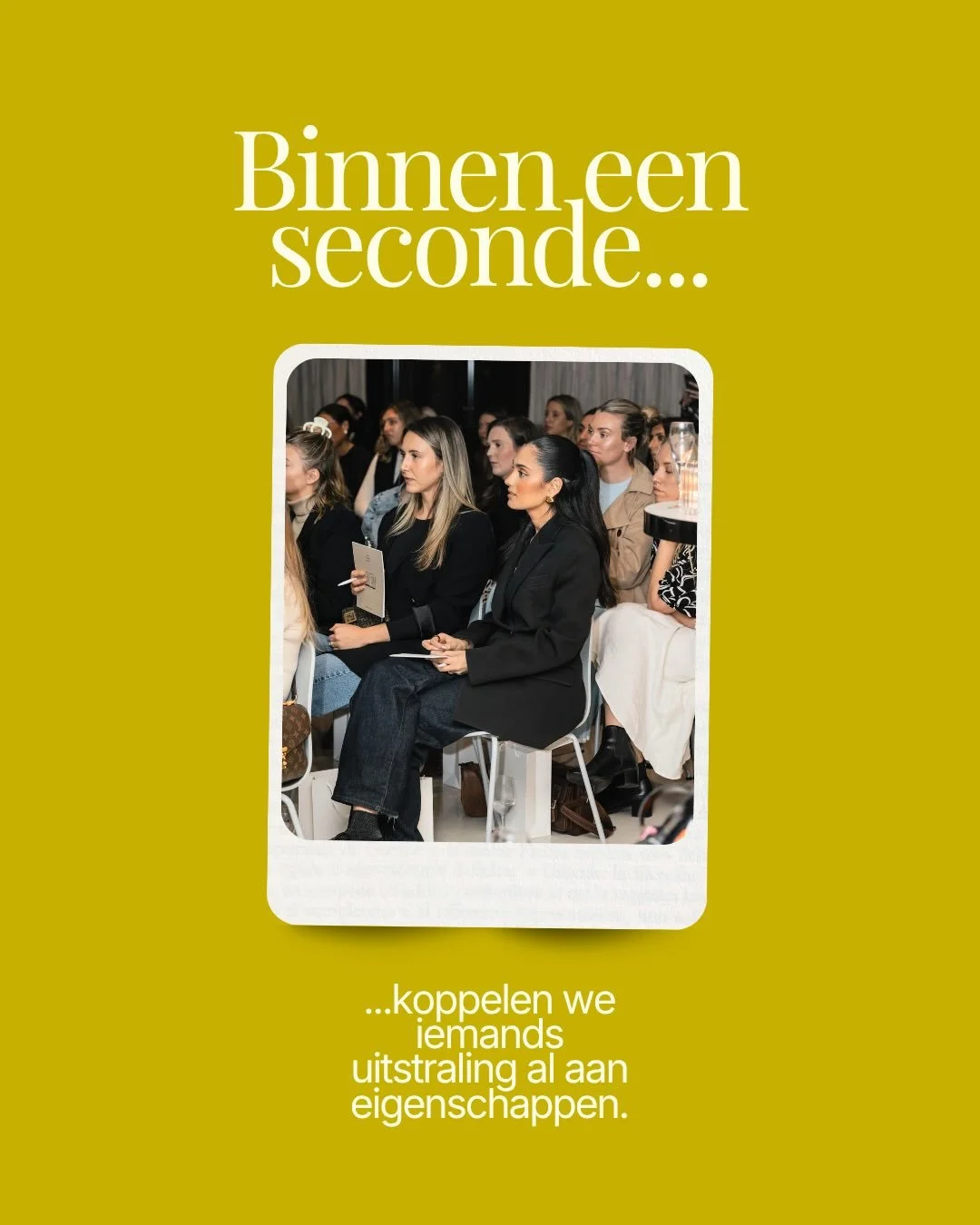 Als ondernemer is je outfit meer dan kleding. Het is bewust kiezen wie je bent. Naar jezelf en naar anderen. Zichtbaar leiderschap. 

Geen stylingadvies, maar psychologie. Een sessie die je voor de rest van je carriere meeneemt!

Dit krijg je op 7 ju