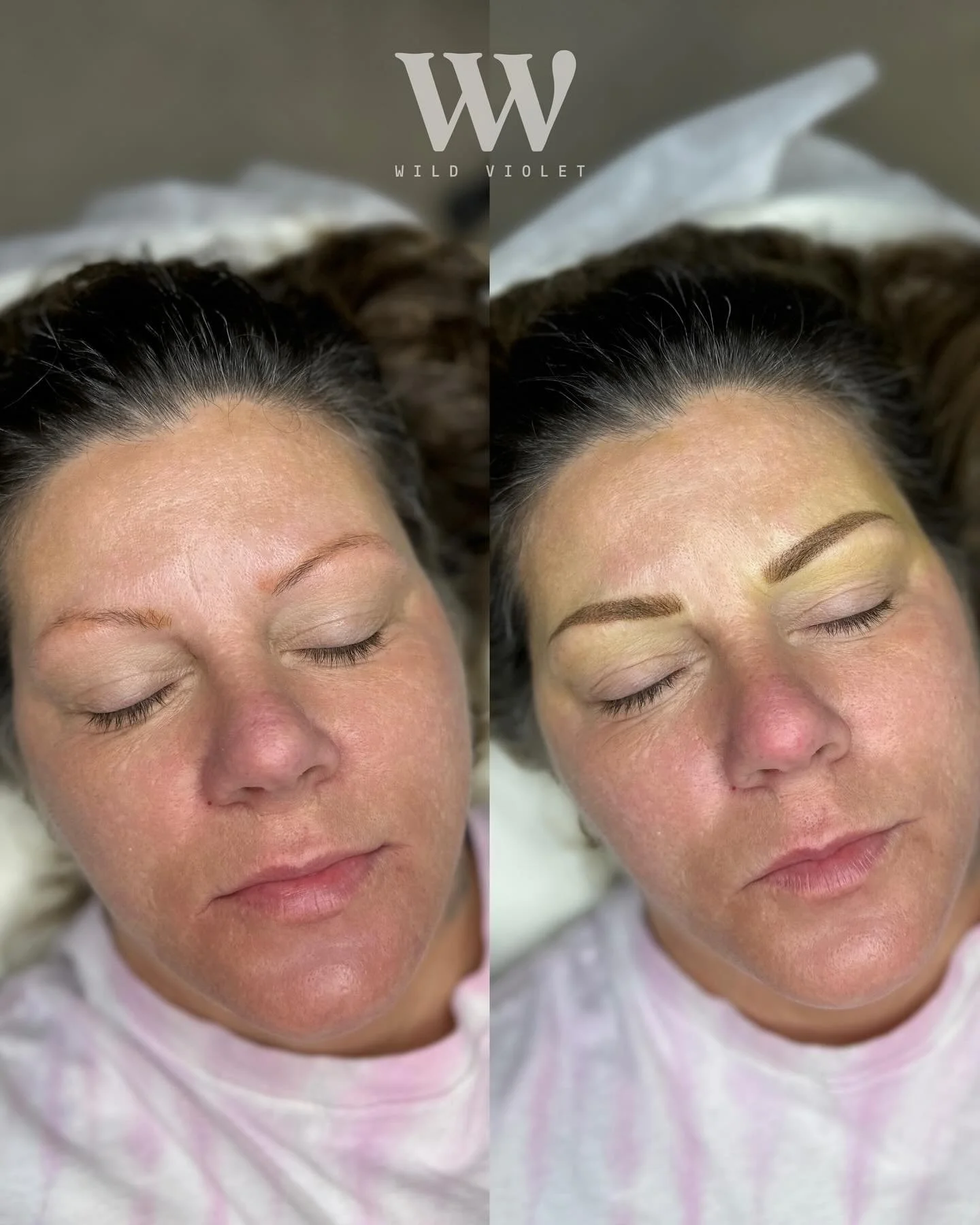 When a client trusts you with their brows, it's an honor. But when they trust you enough to fix someone else's work? That's a special kind of privilege. 

This client came to me with faded microbladed brows and a story of a less-than-ideal experience