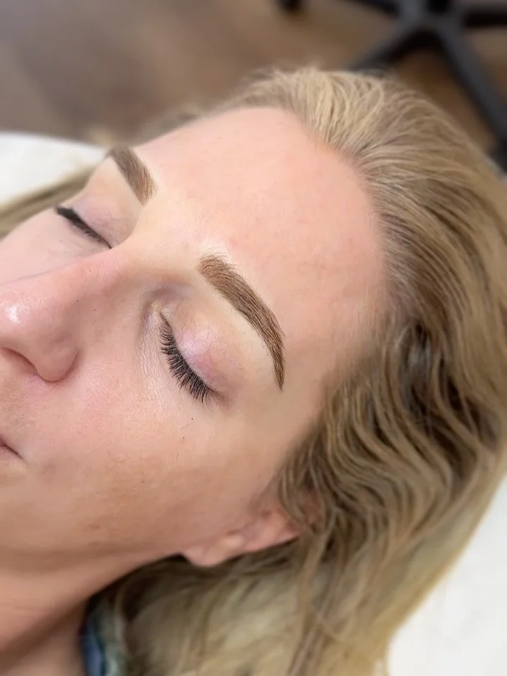 POWDER BROW

One my my favorite brow techniques is a powder brow. This client originally booked microblading, but once we had a chance to chat about her skin type, goals and natural brows, I recommended switching to a powder brow. Why? Because her sk