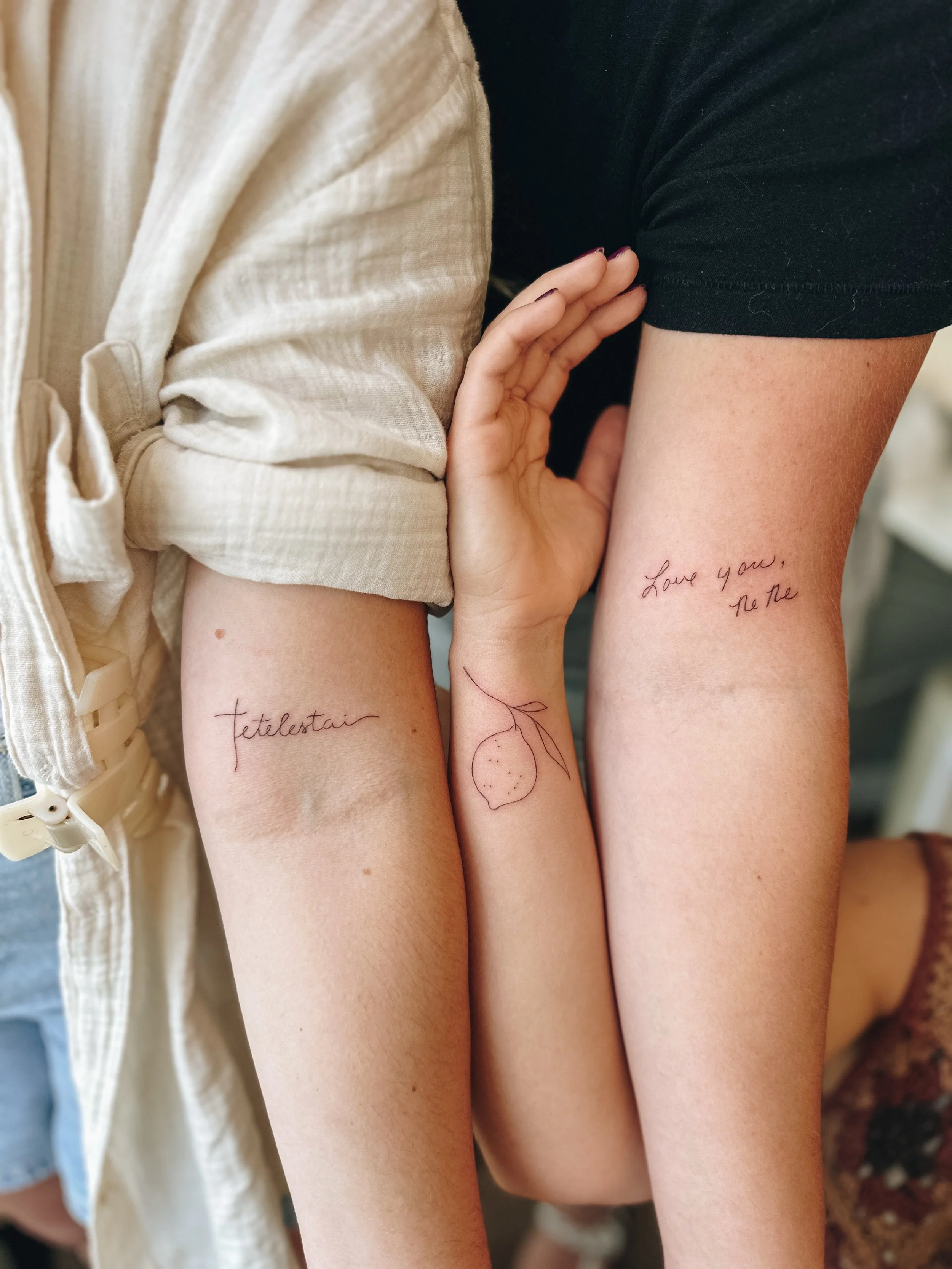 GIRLS DAY TATTOOS 

Did you know we offer Group Tattoo Bundles for 3-4 people? Includes one small tattoo per person.

Book yours today! 

Chattanooga Tattoo | Chattanooga Find Line Tattoos | Tiny Tattoos | Micro Tattoos | Chattanooga Fun | Girls Day