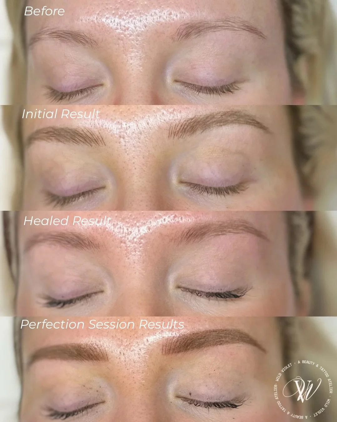 You don&rsquo;t have to know exactly what you want on day one. 🤍

This client&rsquo;s initial session was mostly hair strokes with a little shading &mdash; soft, natural, conservative. Once she saw it settled in, she realized she actually wanted som