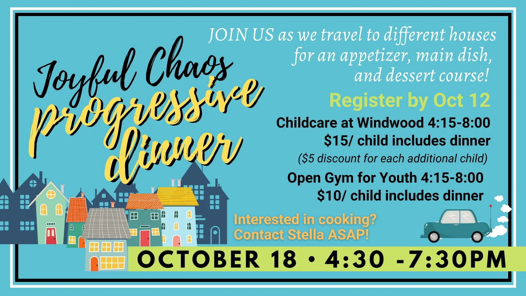 Joyful Chaos Progressive Dinner