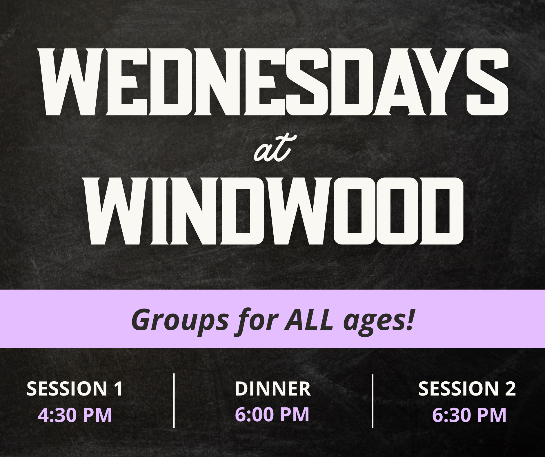 Wednesdays at Windwood