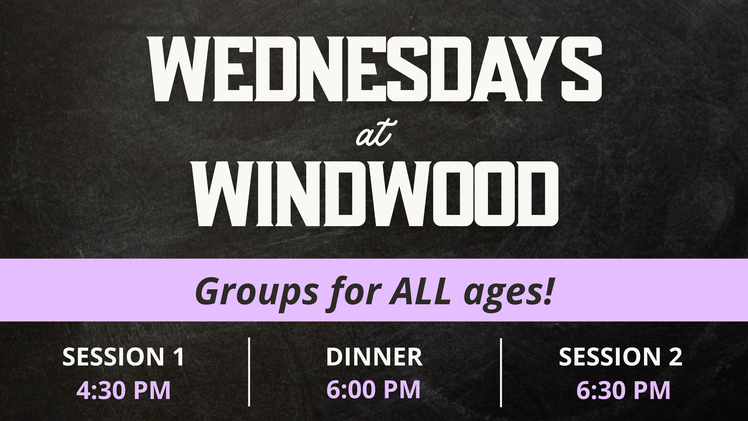 Wednesdays at Windwood