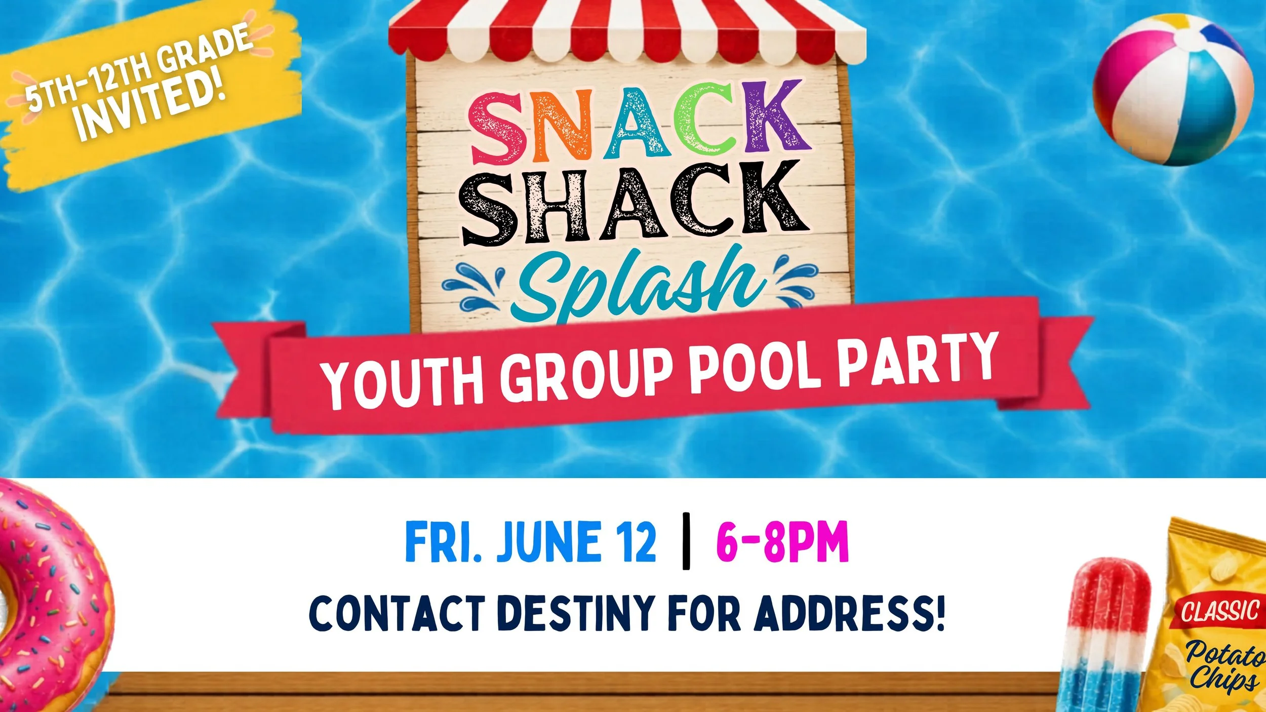Youth Pool Party (5-12th grade)
