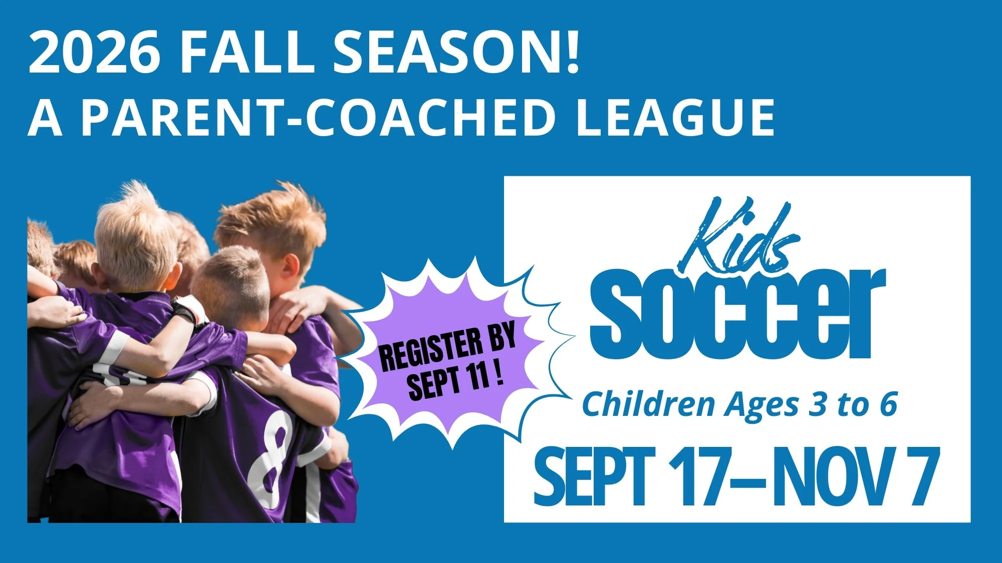 Kids Soccer - A Parent-Coached League