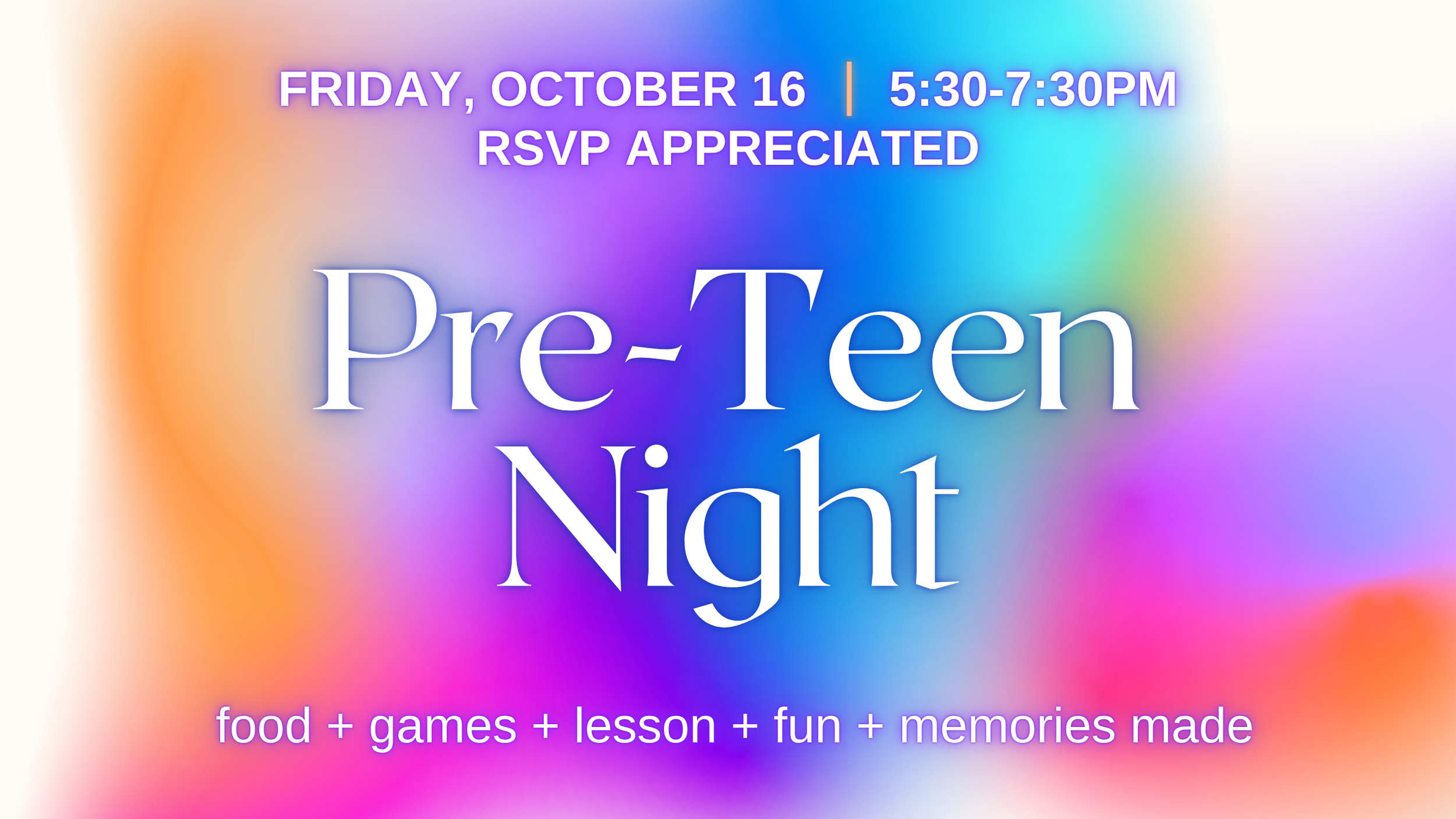 Preteen Night - October
