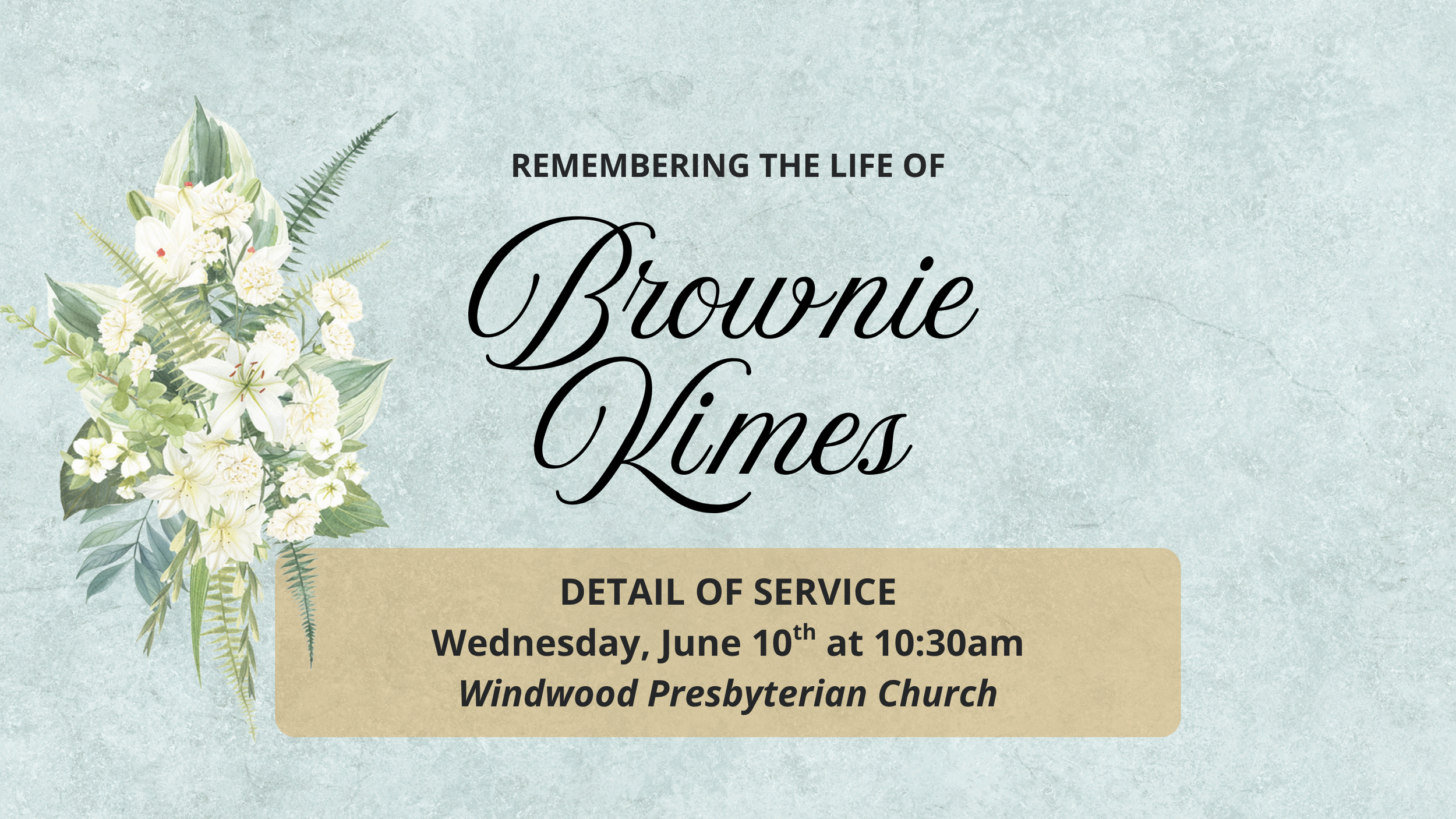 Service will be livestreamed
