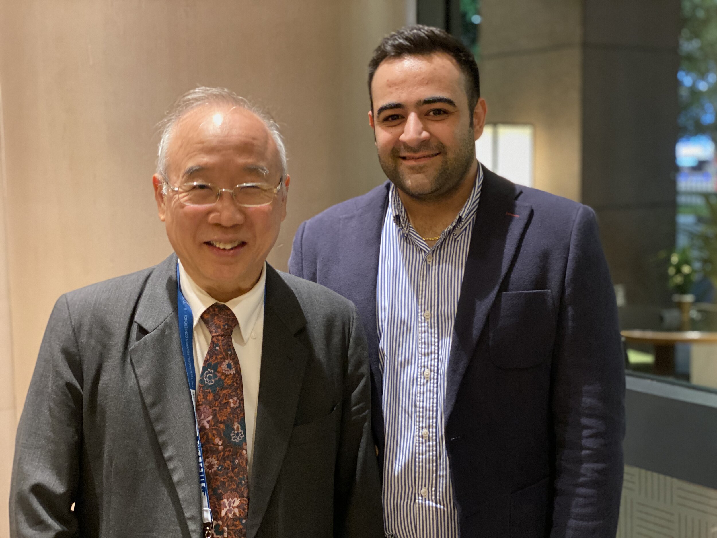 Professor Chung (Advisor) and Dr. Farahani (CEO)