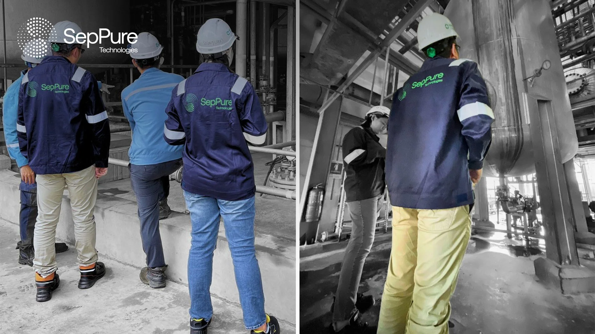 Industrial chemical separation processes