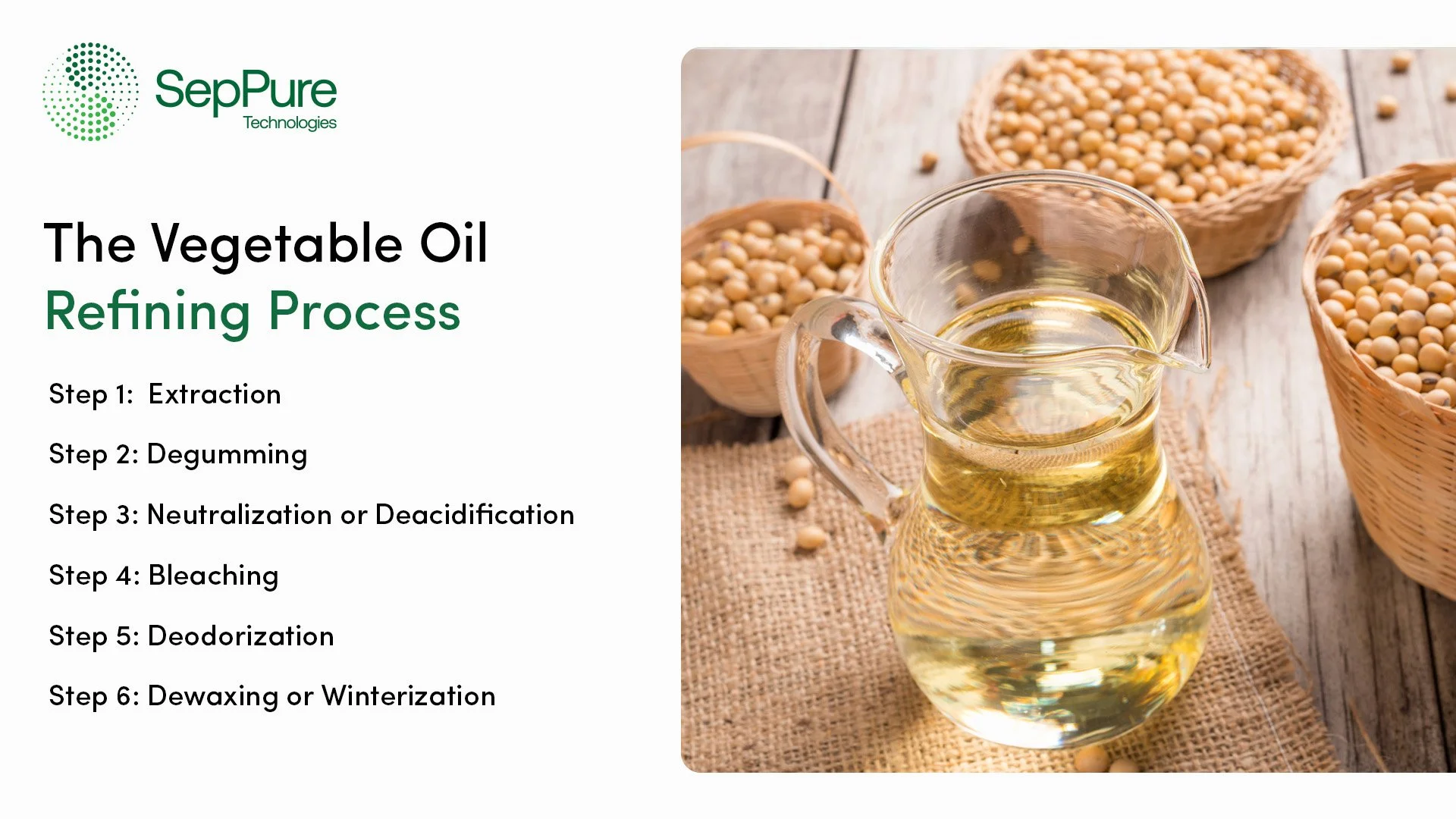 6 Steps of The Vegetable Oil Refining Process