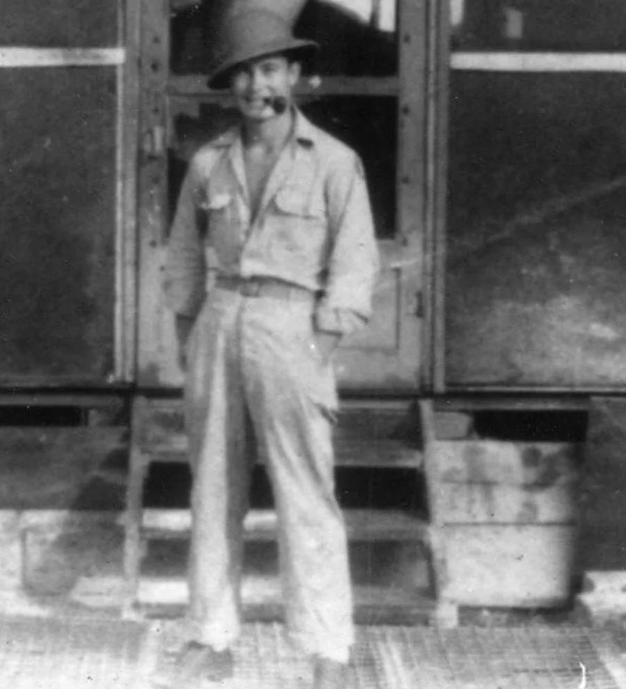 Maria Lynn Barrs shares a photo of her father while he was in the US Army Air Corp.
