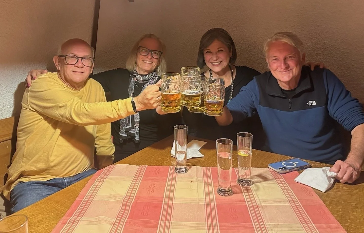 Prost with friends