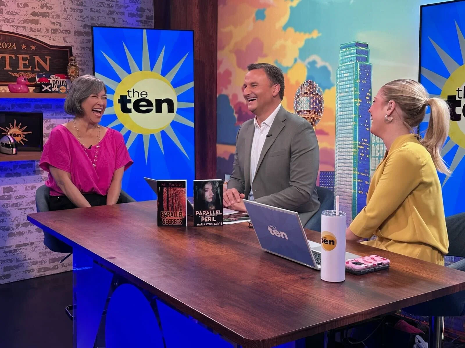 Maria Lynn Barrs on Fox 4 Ten Friend News Segment