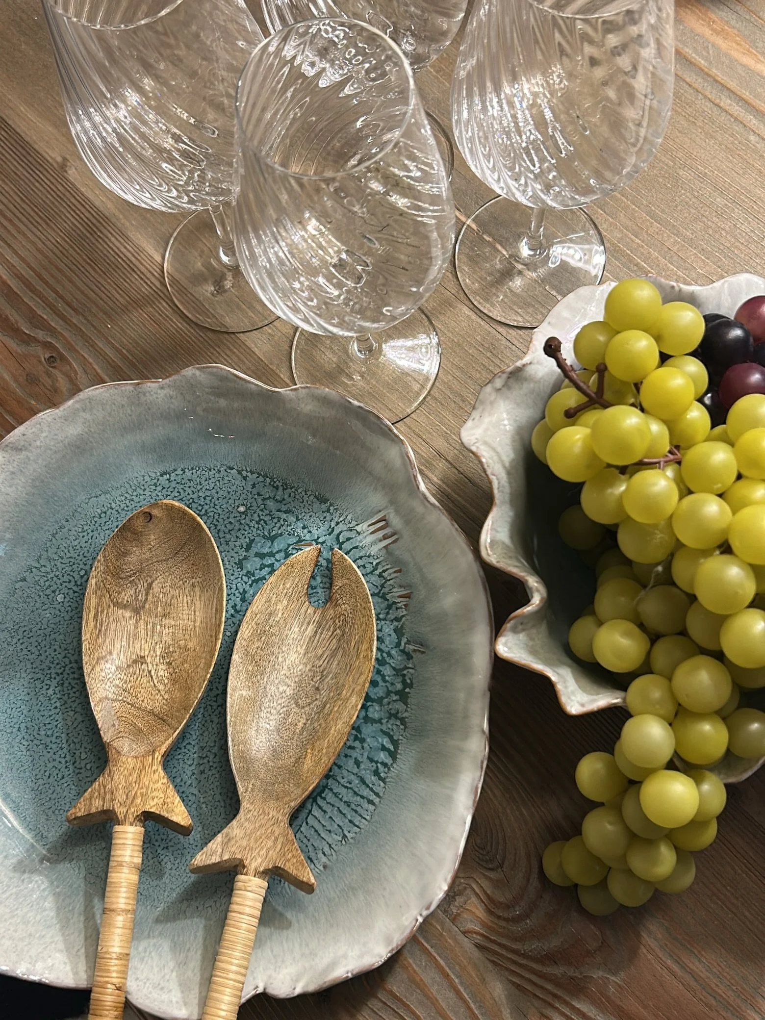 New pieces added to our online shop! Like these fun salad servers, perfect for this weather! ☀️

We are working hard to add to and update our online shop with favourite pieces and new items as they arrive, we&rsquo;re slowly getting the hang of it an