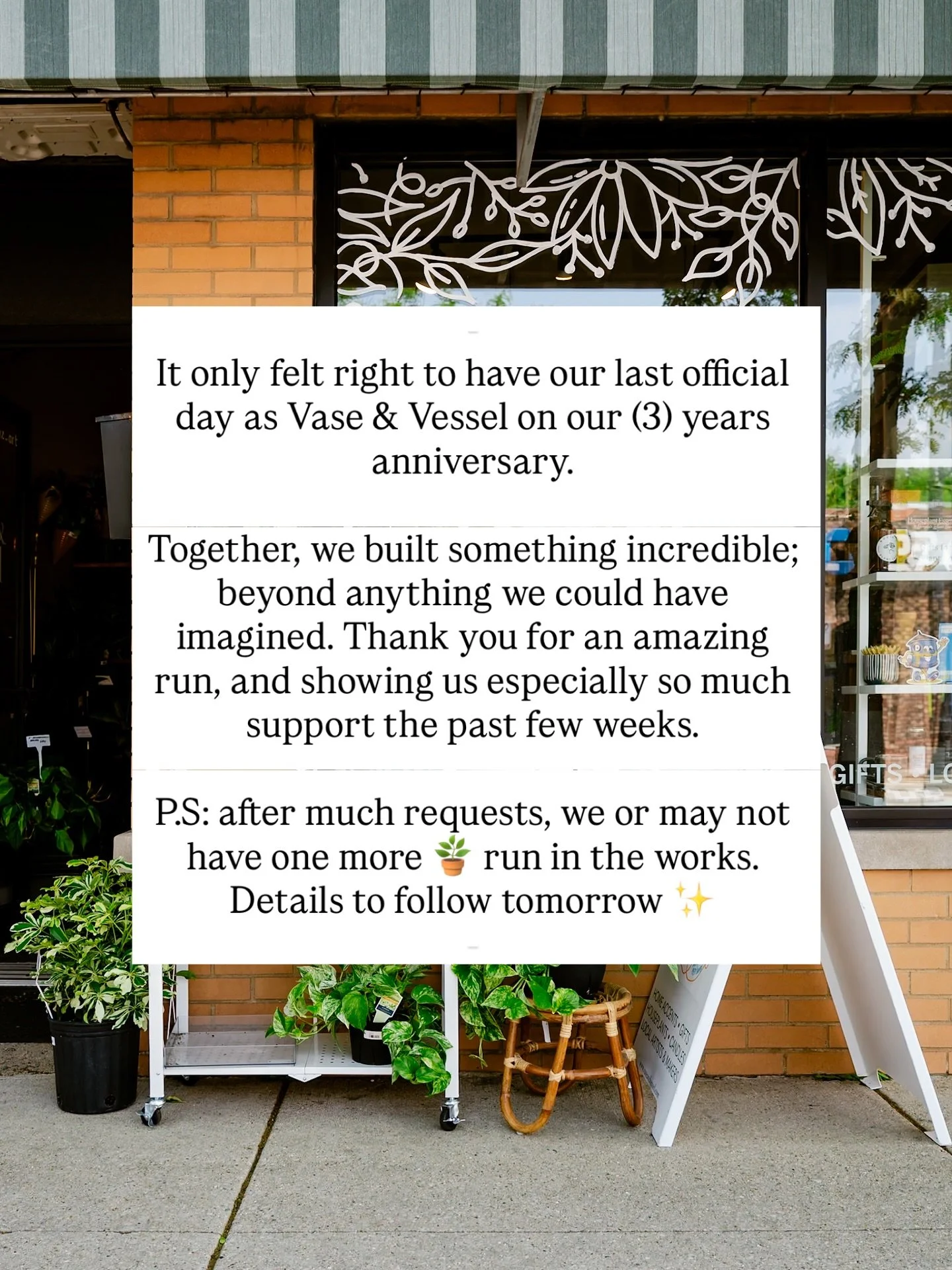 Thank you 💚 #andersonville #chicagosmallbusiness #supportyourlocalbusiness #smallbusinessbigheart