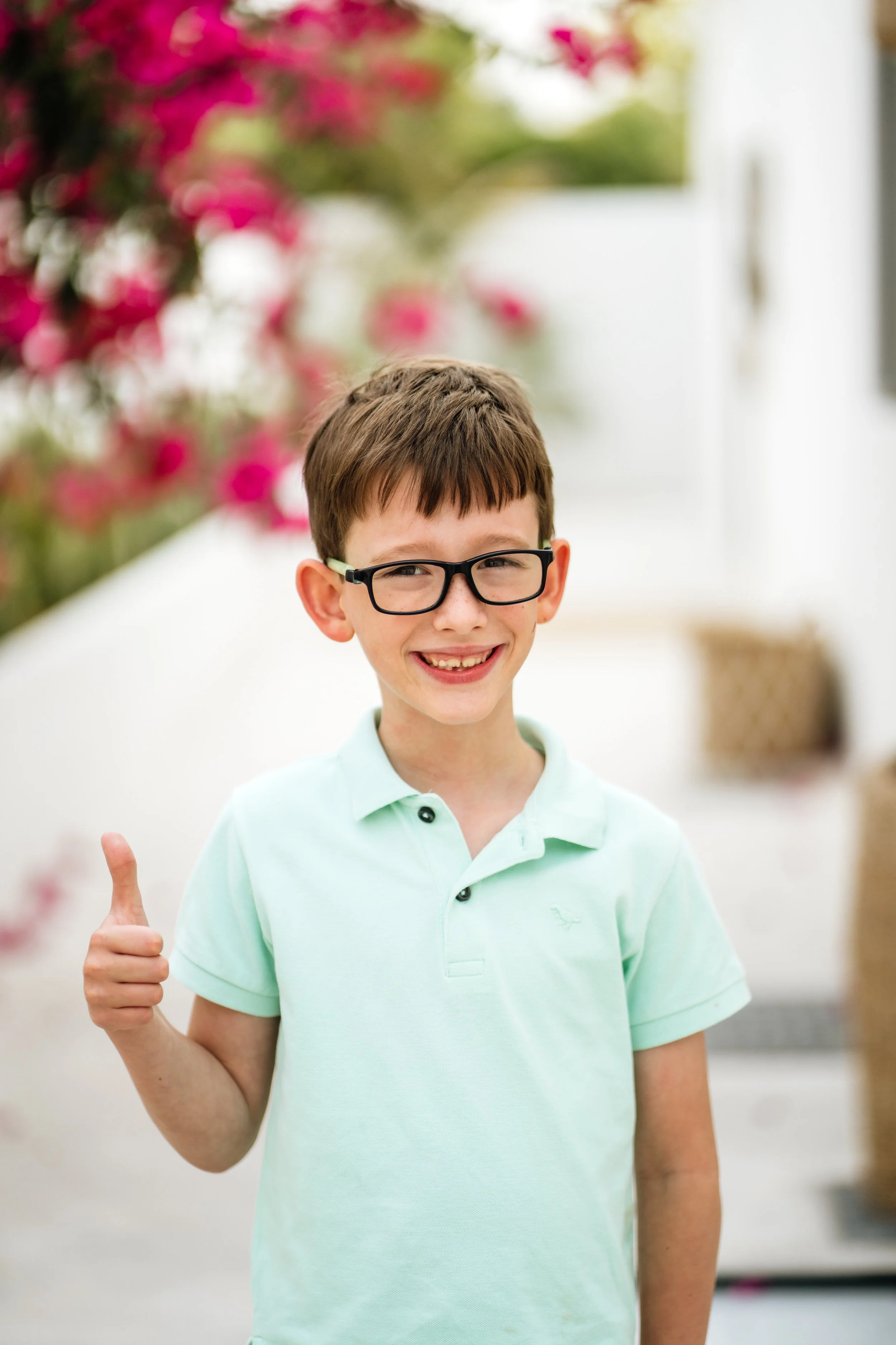 A child of determination happy