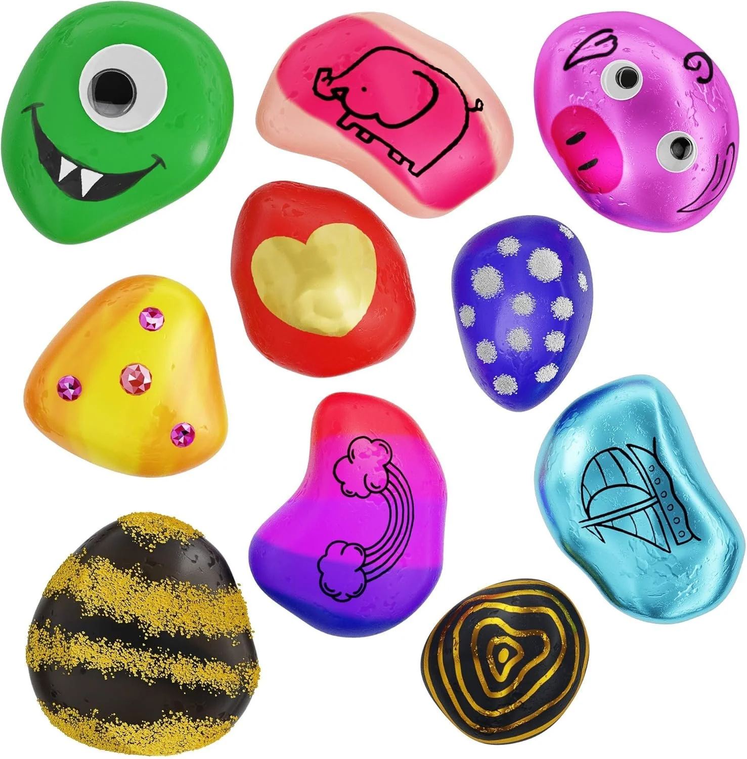 Rock Painting for Art Therapy with Kids