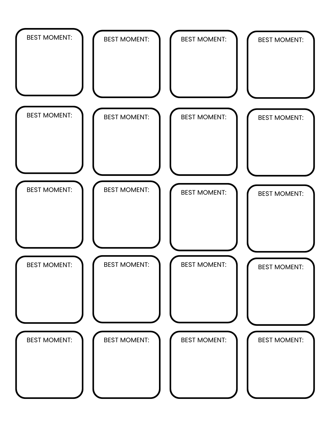 Behavior Chart