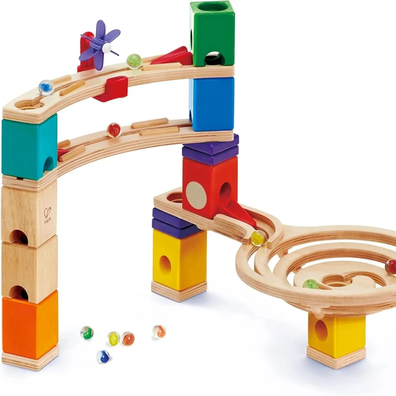 Wooden Marble Run