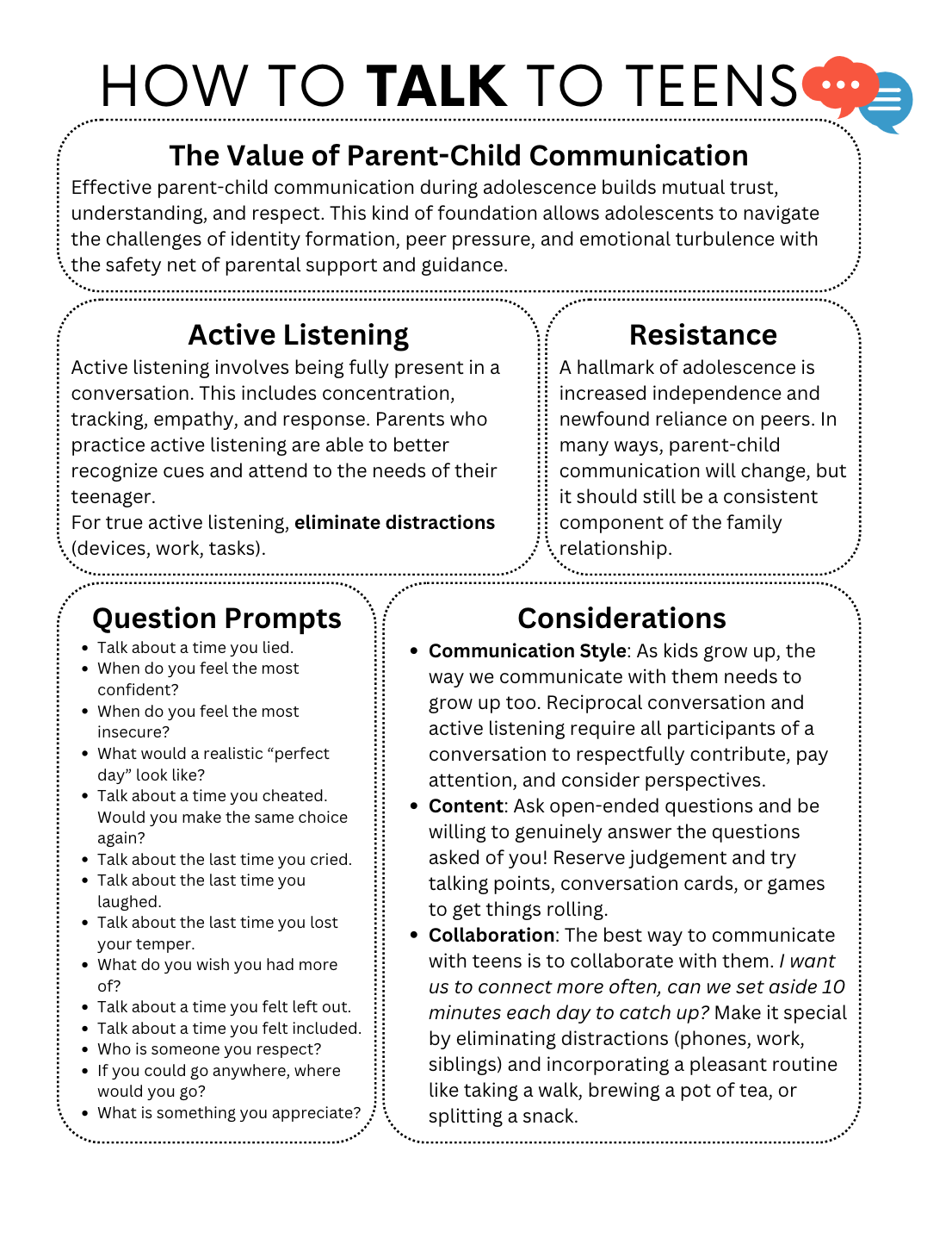 How to Talk to Teens