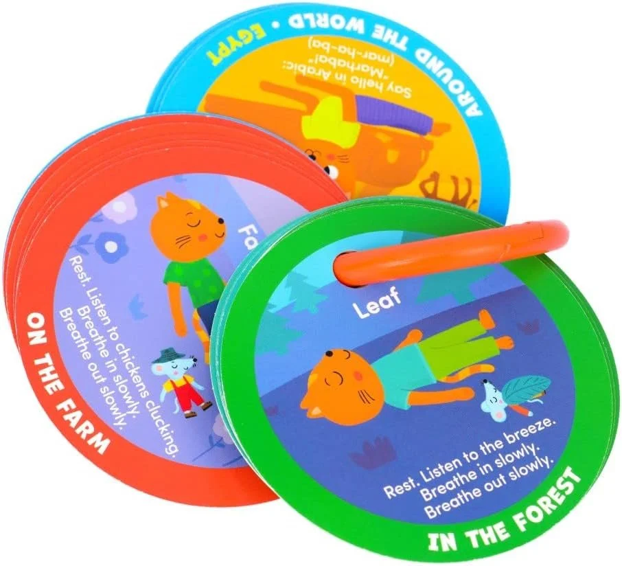 Yoga Cards for Mindfulness Practice with Kids