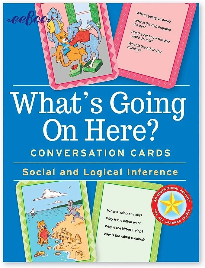 What's Going on Here Picture Scenario Cards with Prompts for Play Therapy with Kids