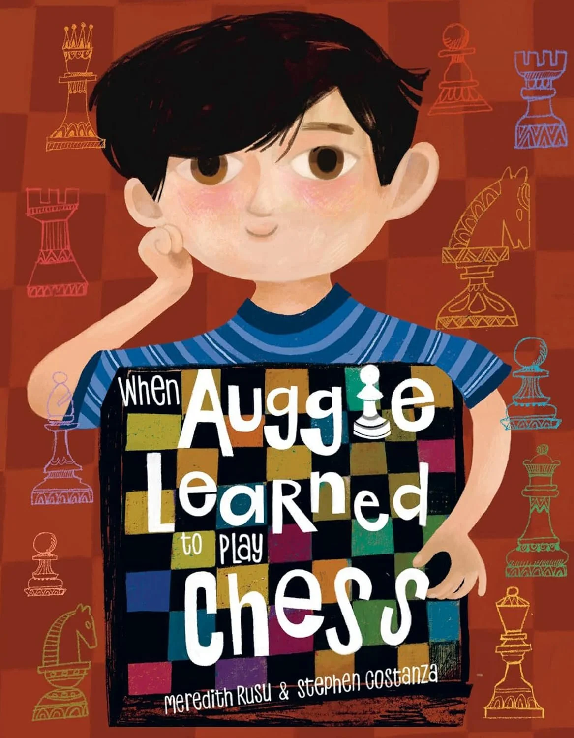 When Auggie Learned to Play Chess a book about shyness for child therapy