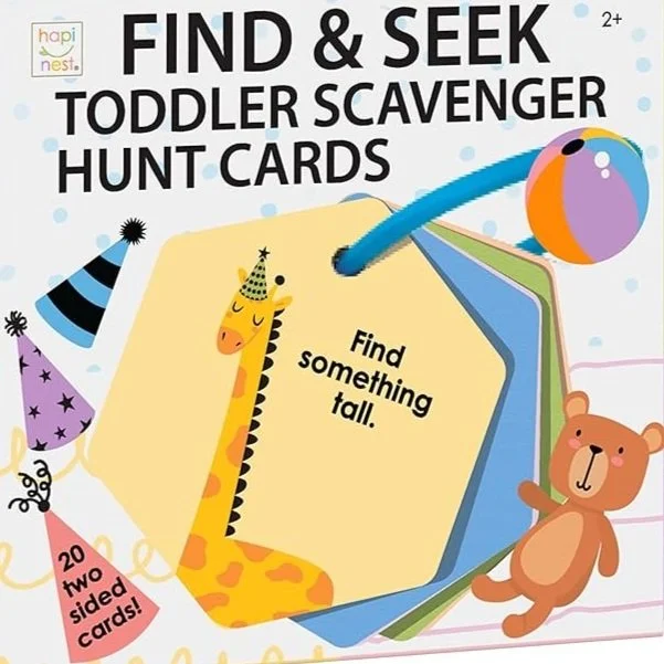 Scavenger Hunt Cards for Play Therapy with Kids