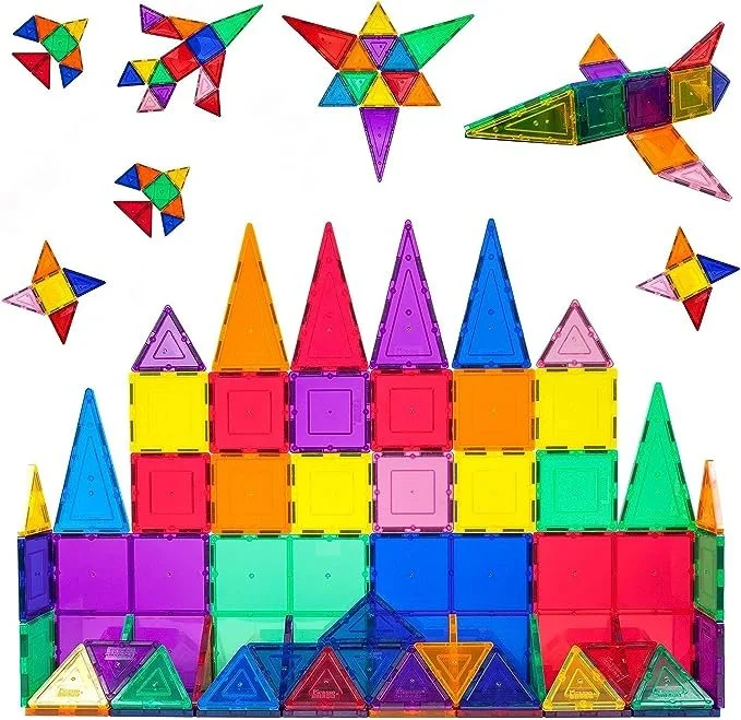 Magnetic Tiles for Play Therapy with Kids
