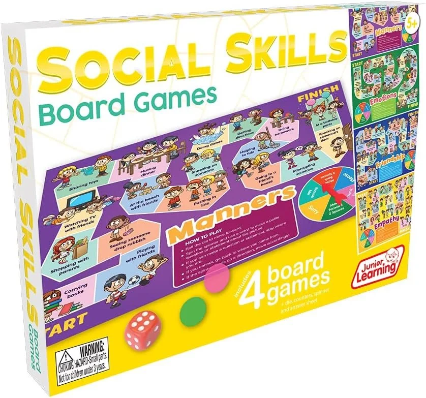 Social Skills Board Game for Play Therapy with Kids