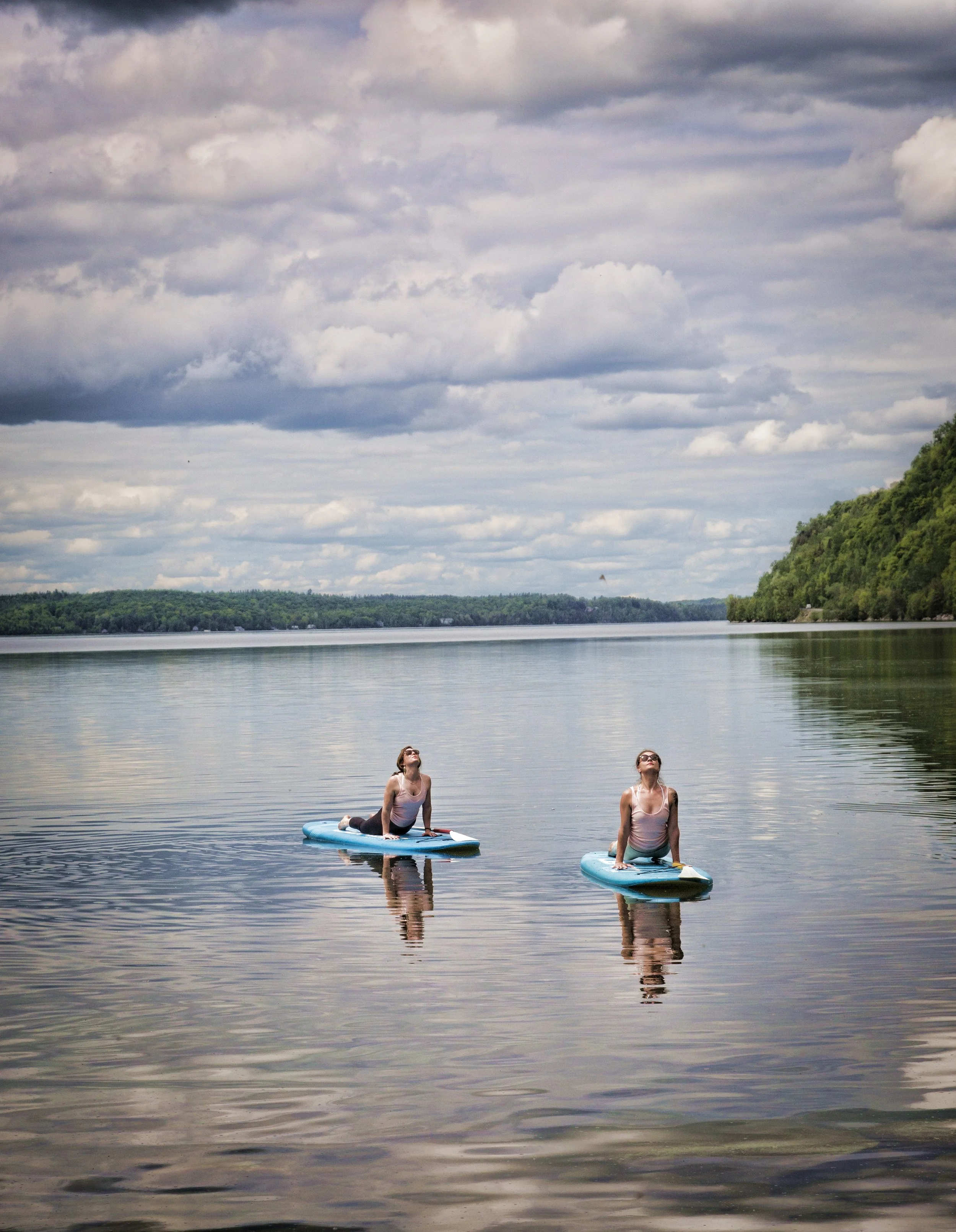 Paddleboard Pilates with Lilias