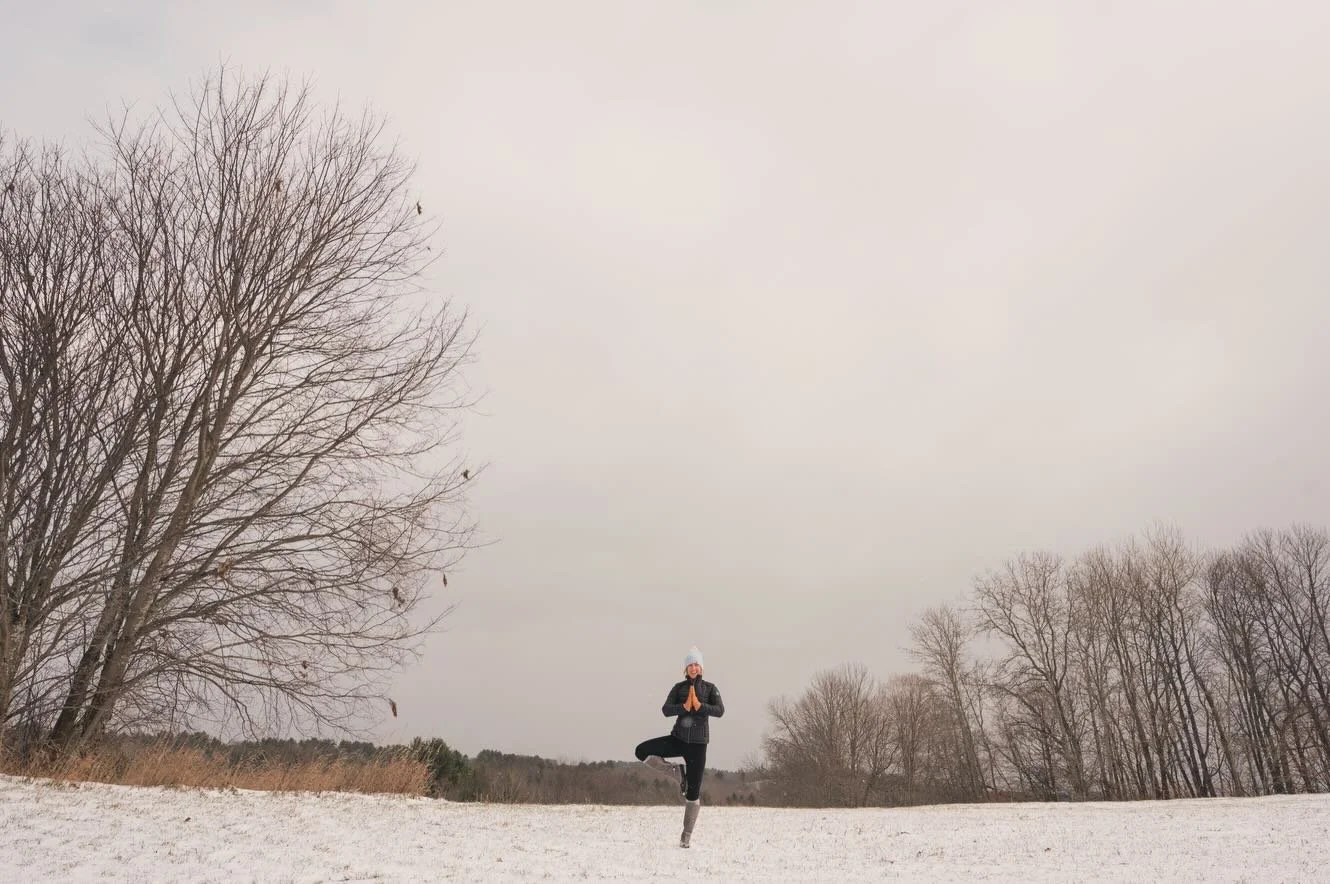❄️💕Taking our love for movement outdoors. What we want to provide in the studio is a safe place to MOVE, BREATHE &amp; CONNECT. Movement is medicine. Breathing is vital. Connection keeps us smiling.  We hope you enjoyed your classes this week, we kn