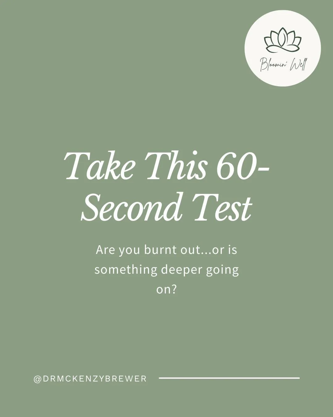 `Here's the hard truth most exhausted women don't realize:

Not all exhaustion is the same.

Regular burnout? Rest, boundaries, and time off can fix it.

Nervous system dysregulation? Rest alone won't work. In fact, rest might make you feel WORSE.

M
