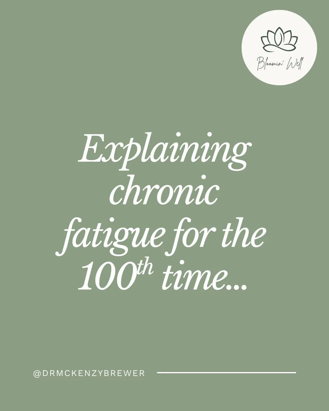Energy isn't unlimited when you're chronically ill. And that's okay to honor.

"Just push through."

"You can do it!"

"It'll give you energy!"

They mean well. But they don't understand.

Healthy people wake up with unl