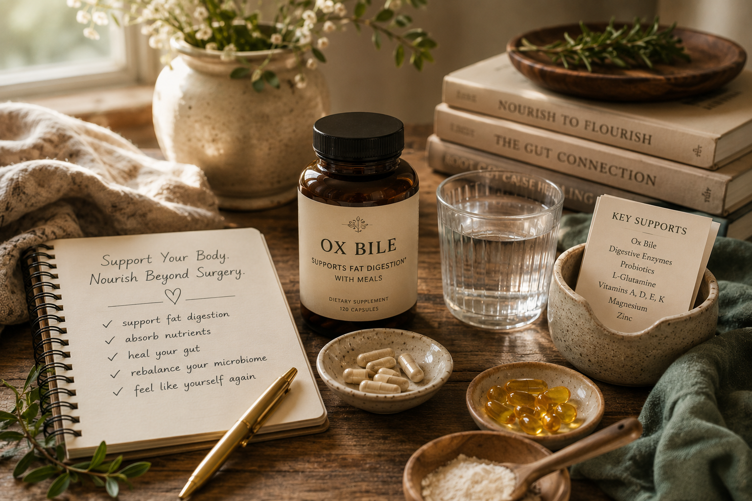 Supplements After Gallbladder Removal: What Your Body Actually Needs Now