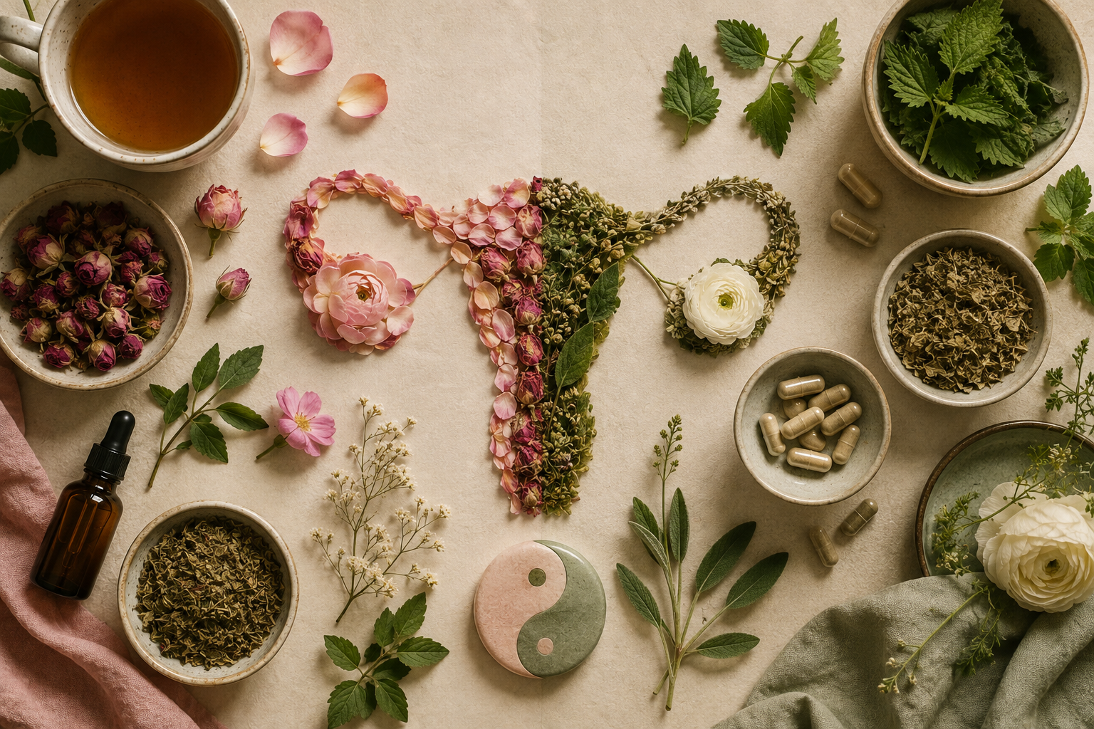 Ovarian Cysts vs. PCOS: The Herbs, Teas &amp; Supplements That Make Sense for Each (and Which Don't)