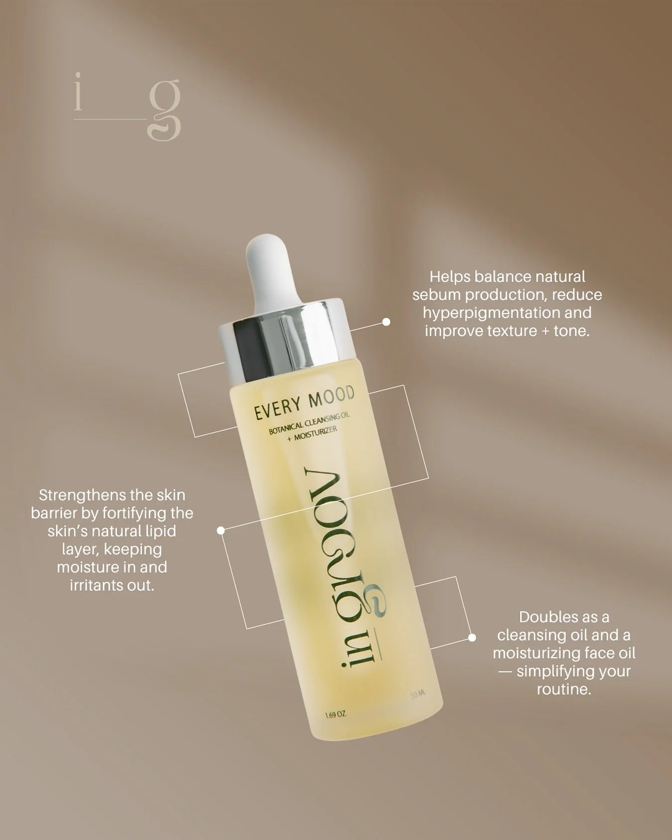 EVERY MOOD &mdash; Your Fall Skincare Essential
__
This botanical cleansing oil is the perfect addition to any routine, no matter the skin type. Cleansing oils are suitable for ALL skin types because of the principle &ldquo;like dissolves like,&rdquo
