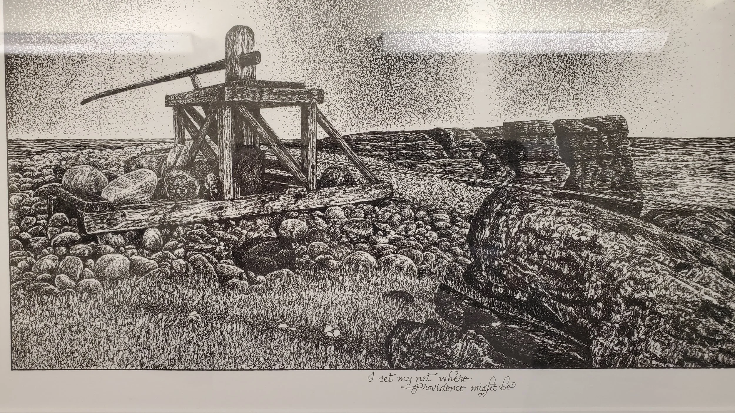 Artist Boyd Chubbs rendition of a capstan