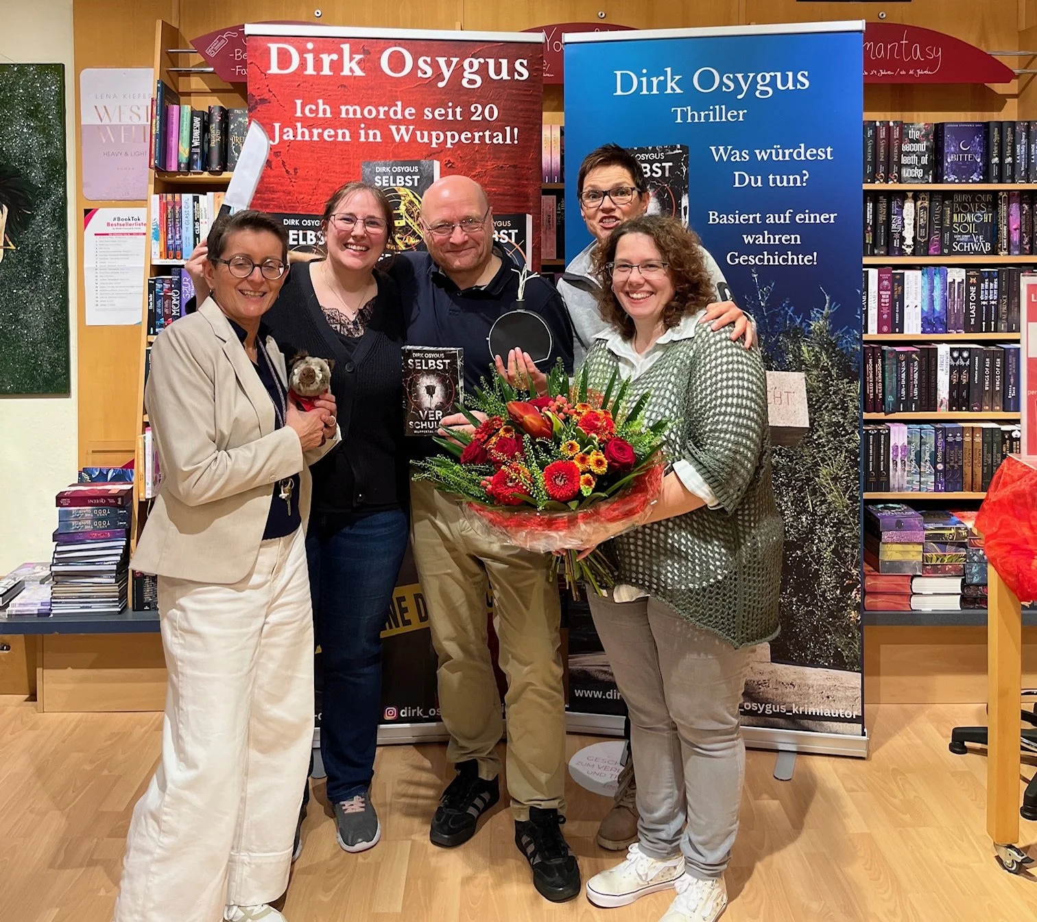 Lesung aus "Selbstverschuldet" in der Buchhandlung Marabu in Wermelskirchen