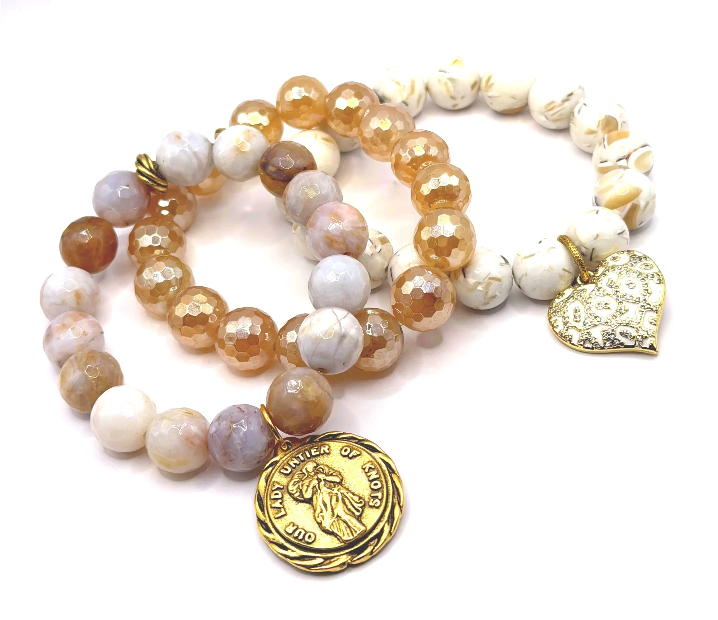 Agate + Mother of Pearl * Protection + Soothing