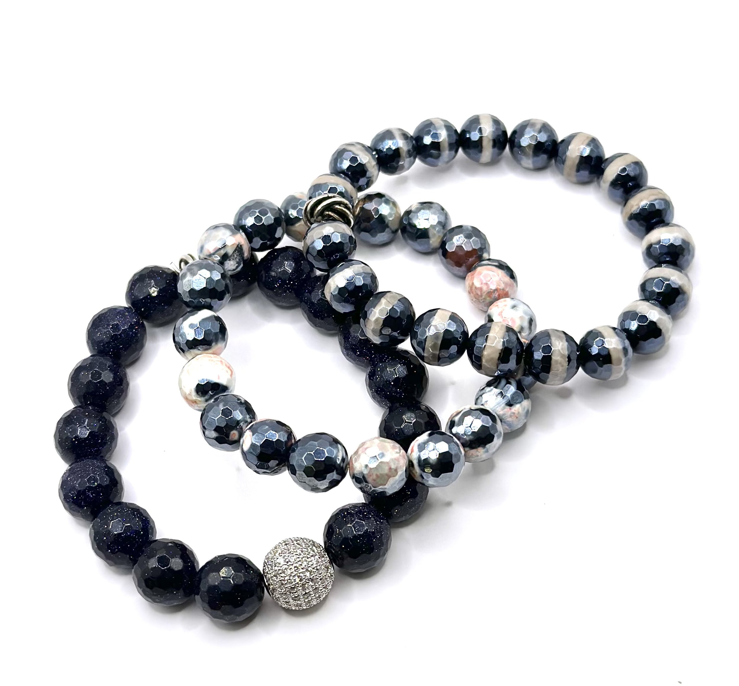 Navy Blue Agate Bundle