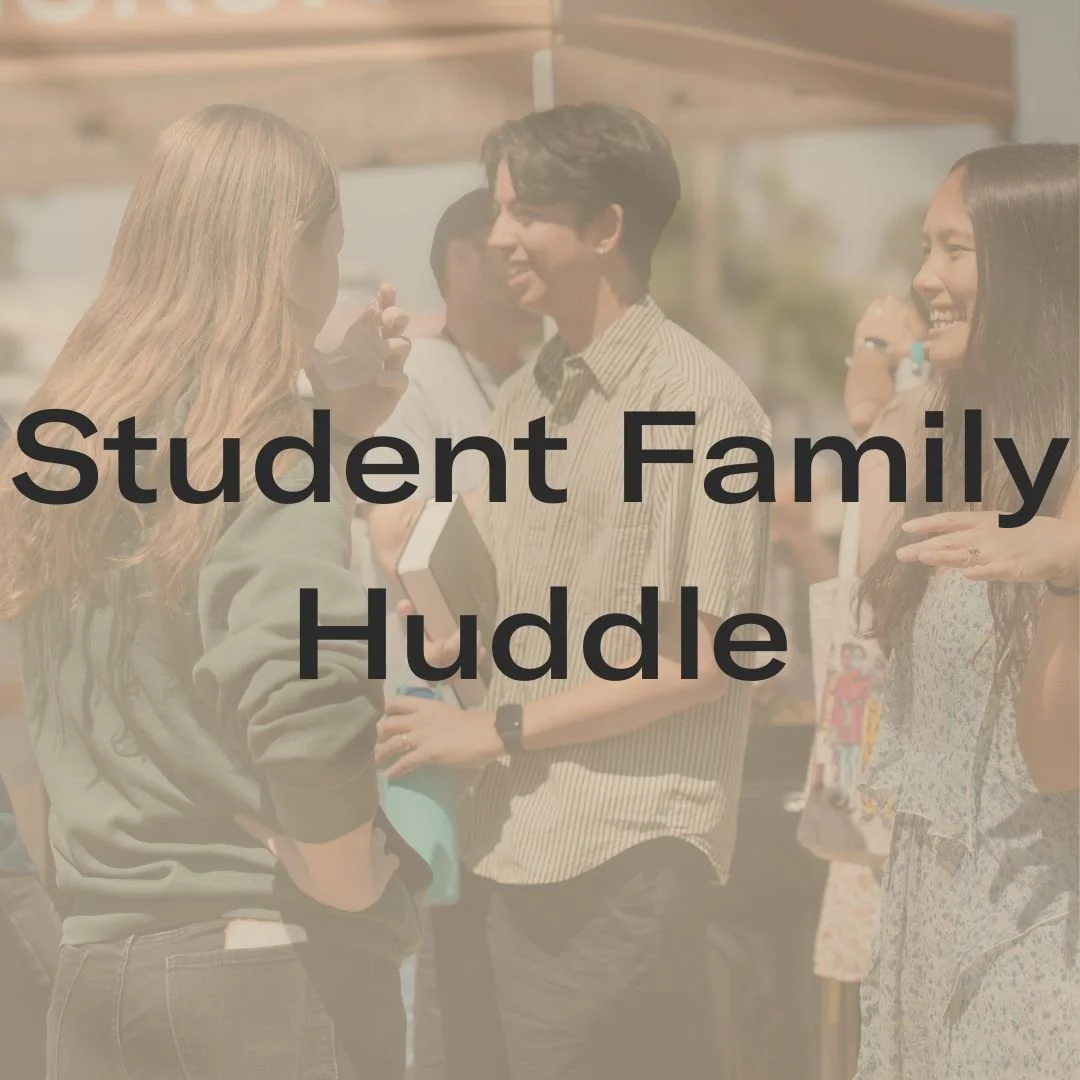 Student family huddle