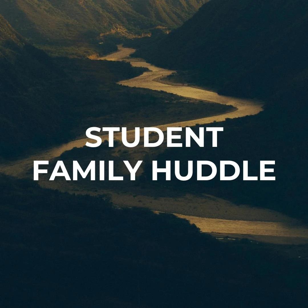 Student family huddle