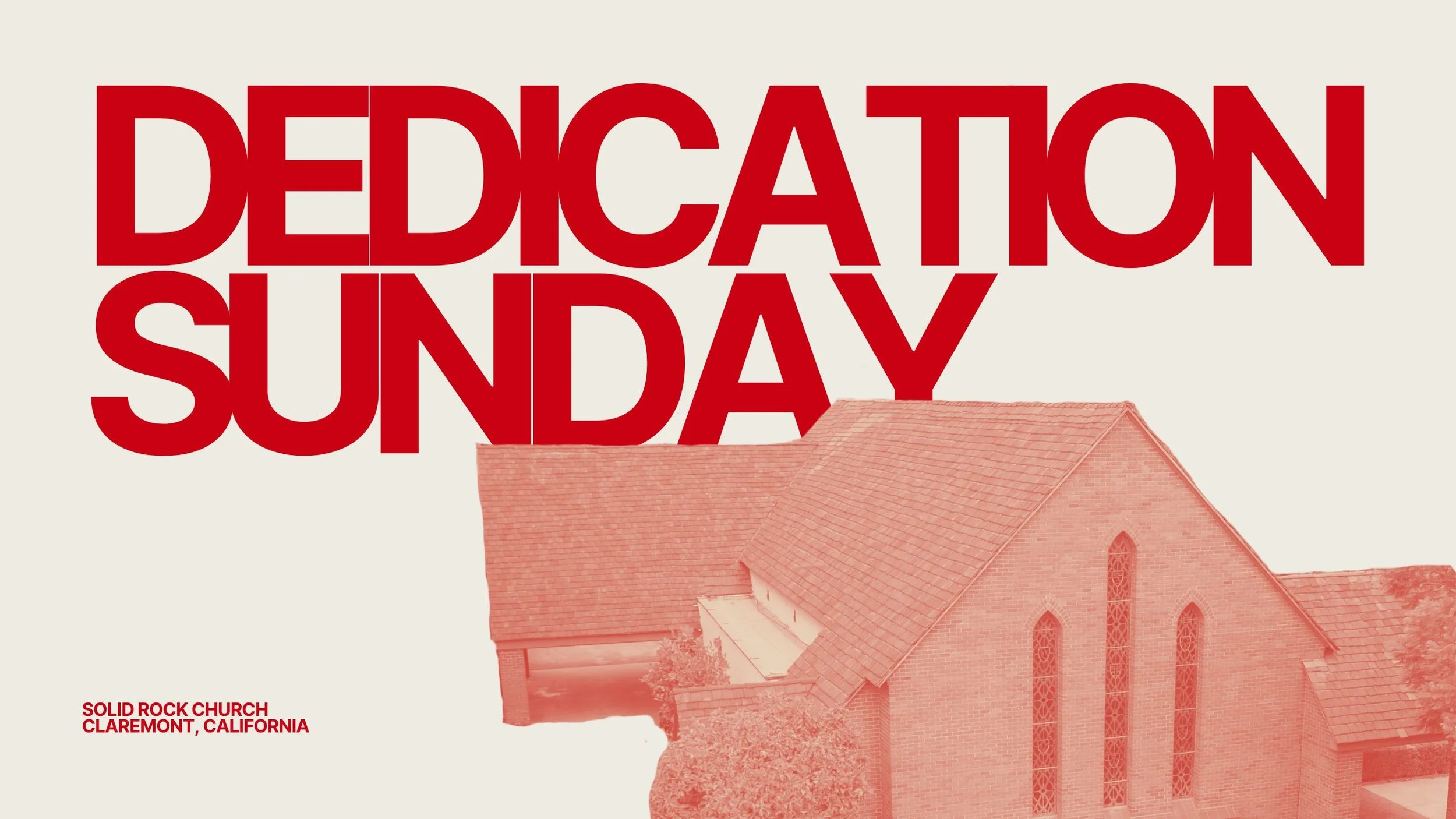 Dedication Sunday