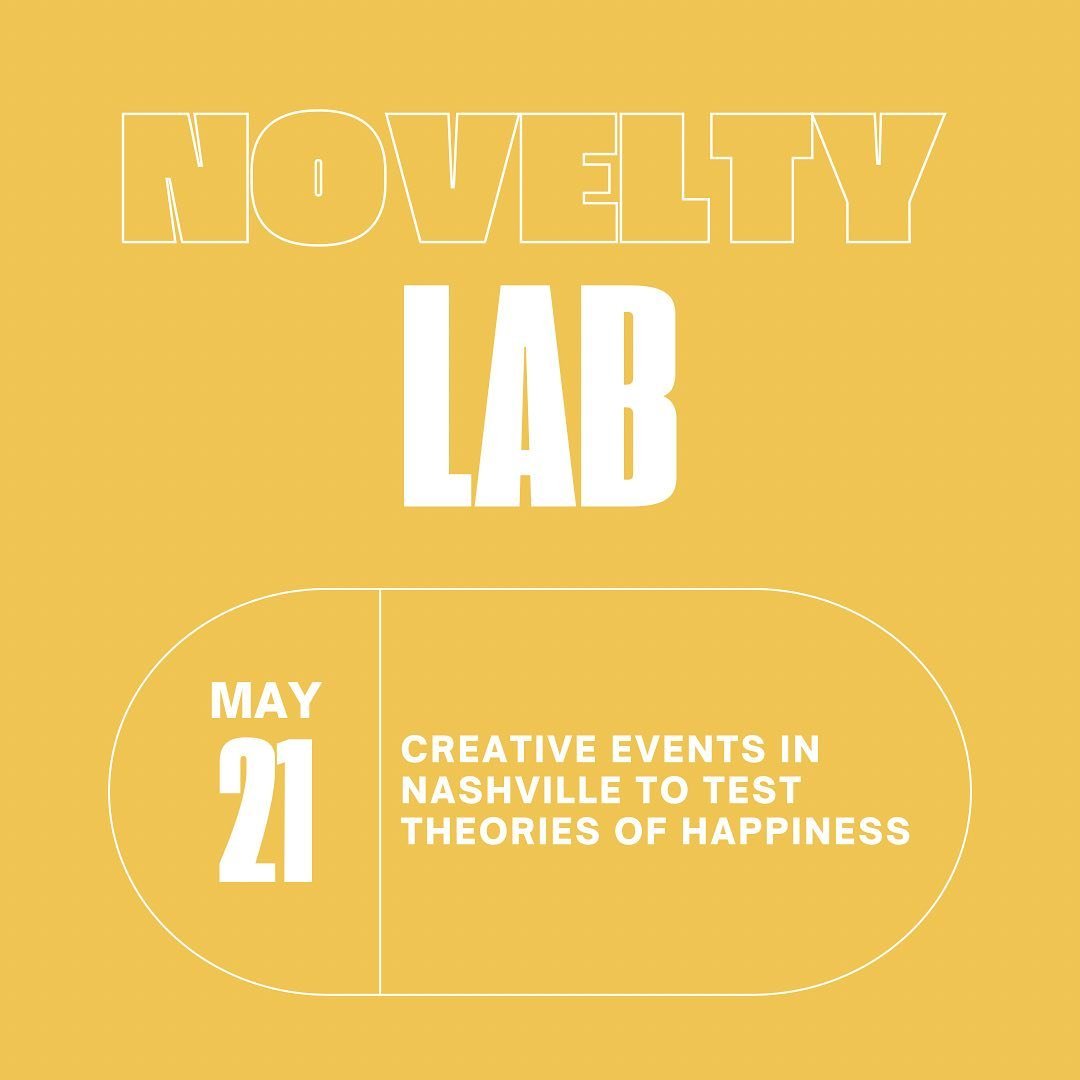 We have eight spots left for the May 21 novelty lab. You don&rsquo;t want to miss this unique event. Ellebenson.com/noveltylabs #happiness #noveltylabs