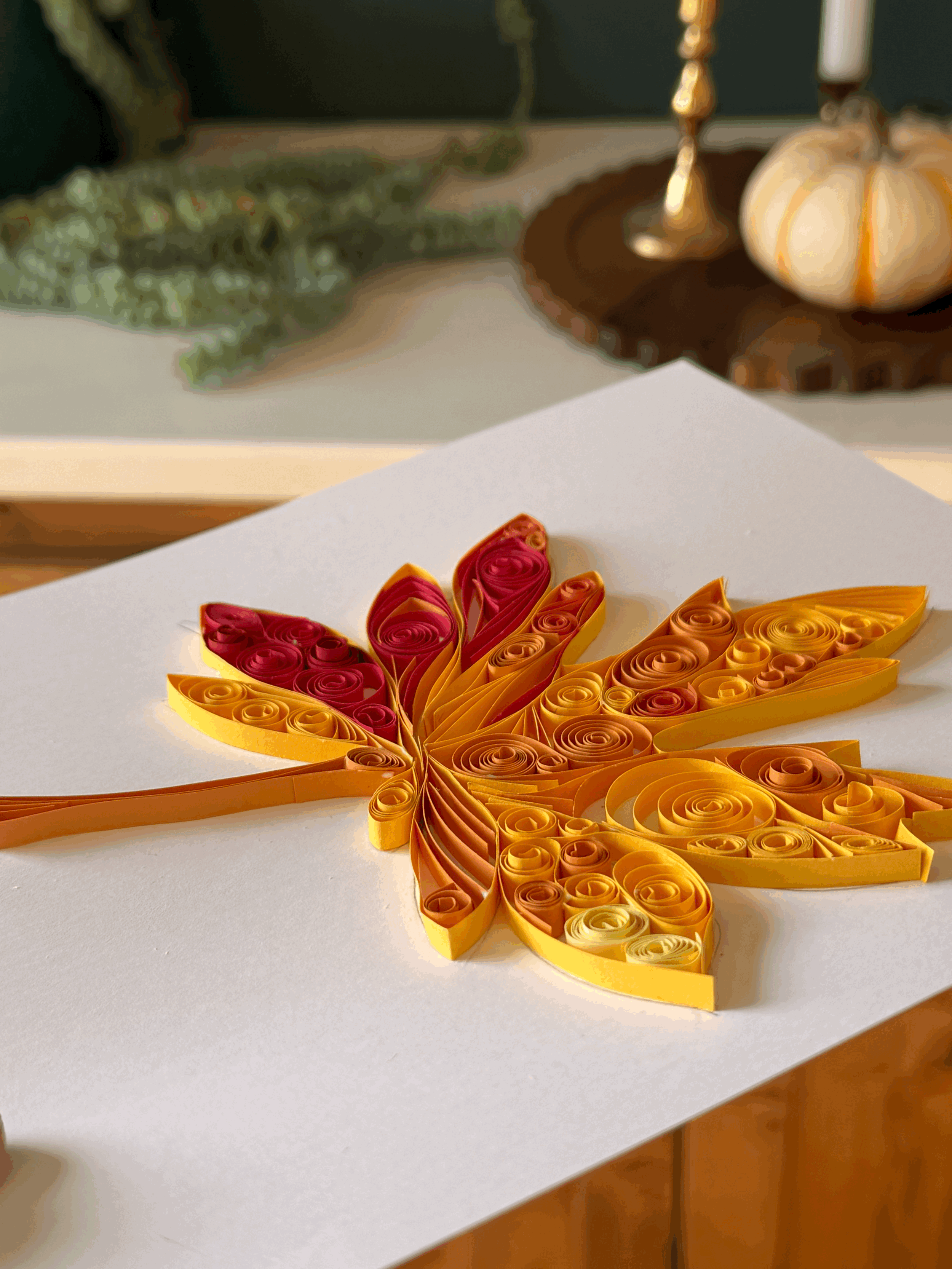 Fall Leaf Quilling Workshop