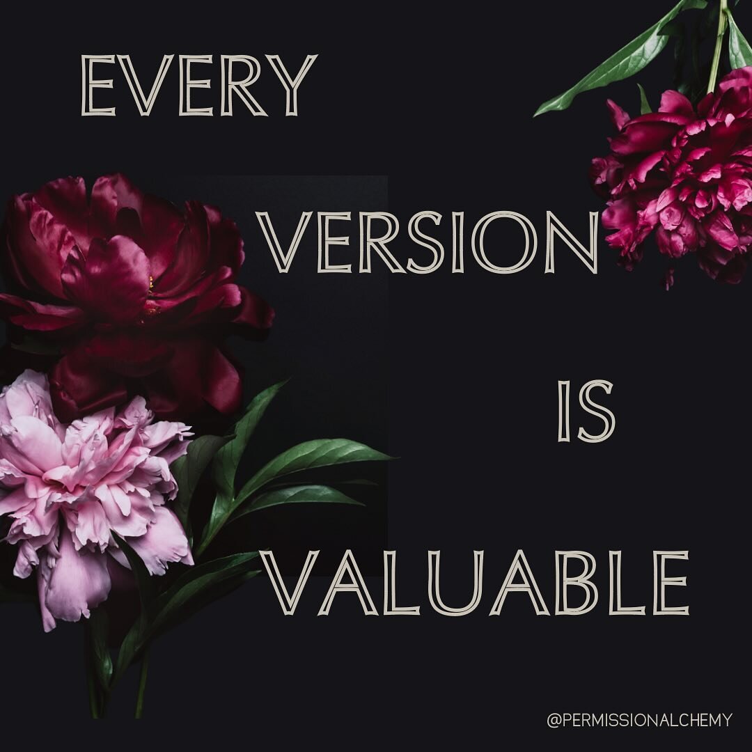 Reminder: be kind to the every version of you. 

Last Tuesday Kate didn&rsquo;t have the information she has now. Ten years ago Kate was doing what she had to in order to survive.

Kindness and curiosity can go a long way with your past self, especia